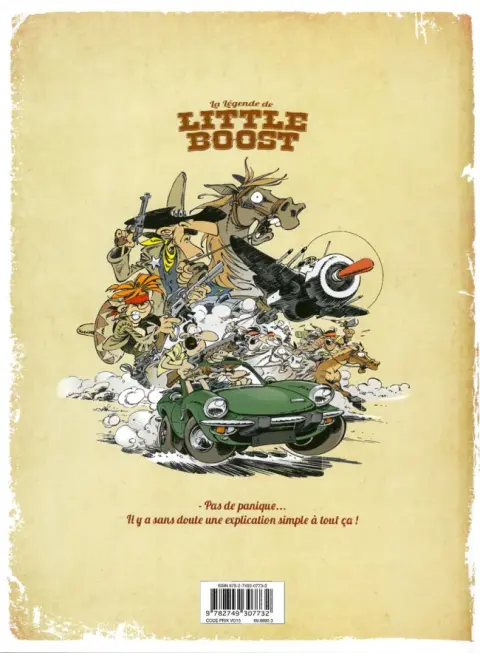 Verso de l'album Une désastreuse aventure de Abe et Lagribouille La Légende de Little Boost