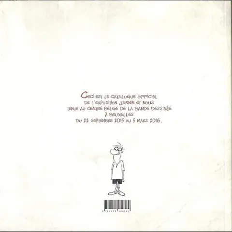 Verso de l'album Jannin et nous... trop de tout