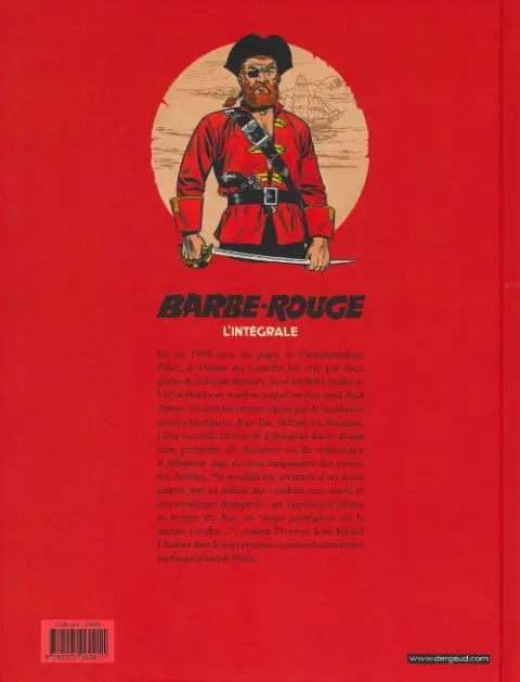 Verso de l'album Barbe-Rouge L'intégrale (Nouvelle édition) Tome 1 Le Démon des Caraïbes