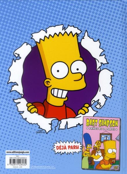 Verso de l'album Bart Simpson Tome 2 En terrain glissant