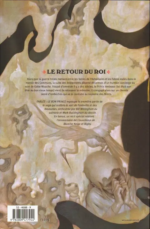 Verso de l'album Fables Tome 12 Le bon prince
