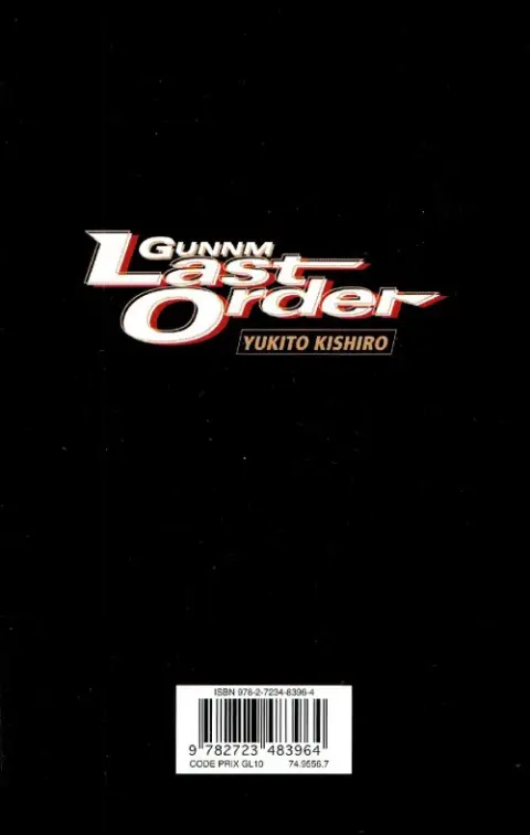 Verso de l'album Gunnm - Last Order Vol. 15