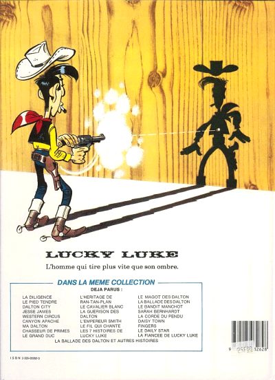 Verso de l'album Lucky Luke Tome 55 La ballade des Dalton et autres histoires
