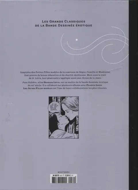 Verso de l'album Les Grands Classiques de la Bande Dessinée Érotique - La Collection Tome 80 Les jeunes filles modèles