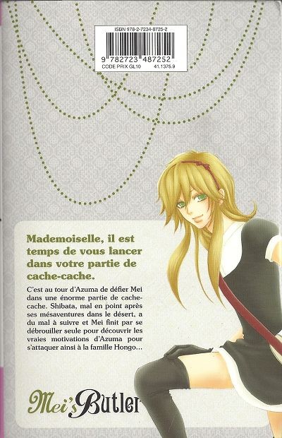 Verso de l'album Mei's Butler 13