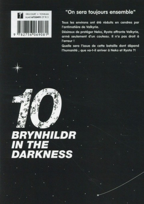 Verso de l'album Brynhildr in the Darkness 10