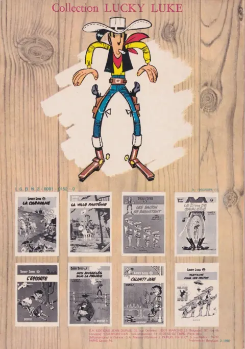 Verso de l'album Lucky Luke Tome 13 Le juge