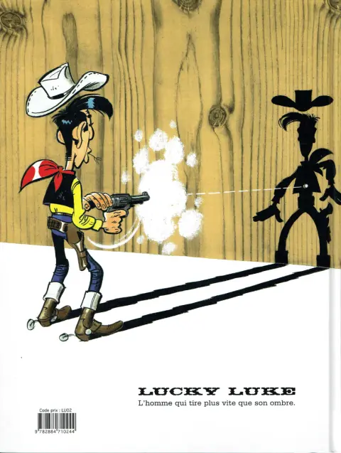 Verso de l'album Lucky Luke Tome 33 Le Pied-Tendre