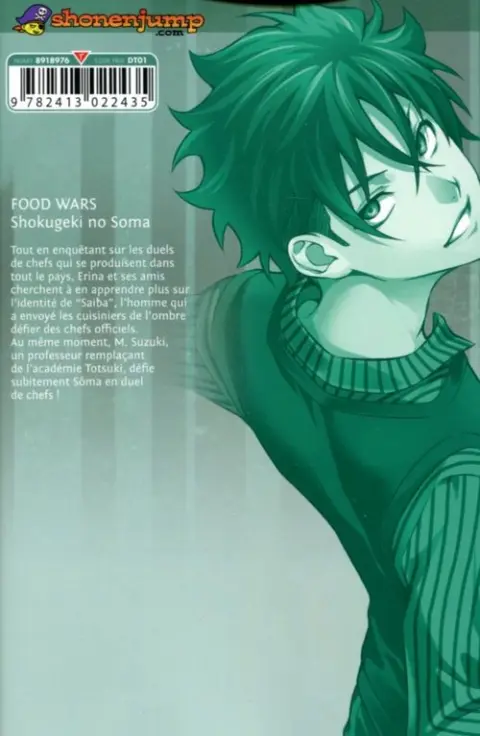 Verso de l'album Food Wars ! 32