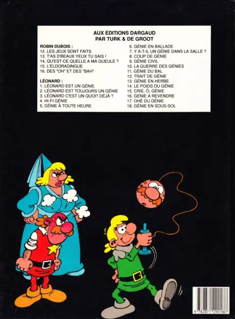 Verso de l'album Robin Dubois Tome 14 Qu'est-ce qu'elle a, ma gueule ?