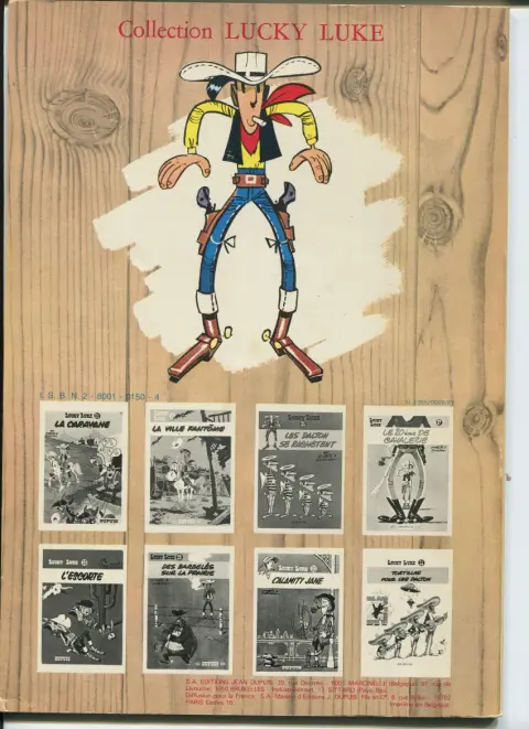 Verso de l'album Lucky Luke Tome 11 Lucky Luke contre Joss Jamon