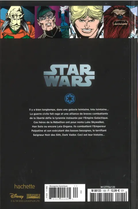 Verso de l'album Star Wars - Légendes - La Collection Tome 120 Star Wars Classic - #25 à #30