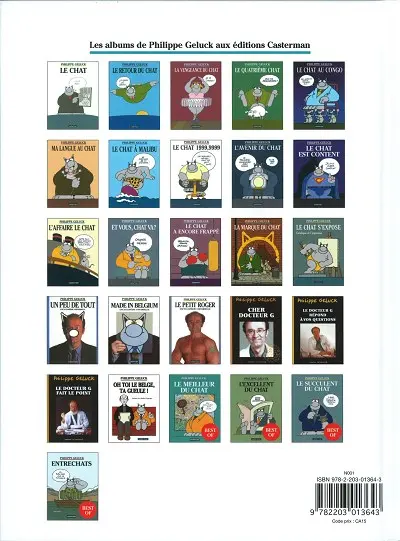 Verso de l'album Le Chat Tome 4 Le Quatrième Chat