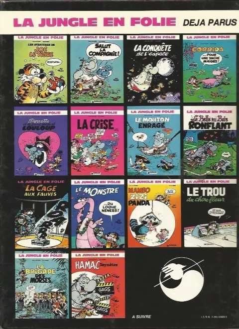 Verso de l'album La Jungle en folie Tome 13 La brigade des morses