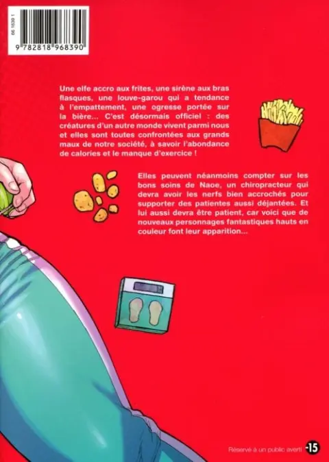 Verso de l'album 50 nuances de Gras - L'elfe qui aimait trop les frites 2
