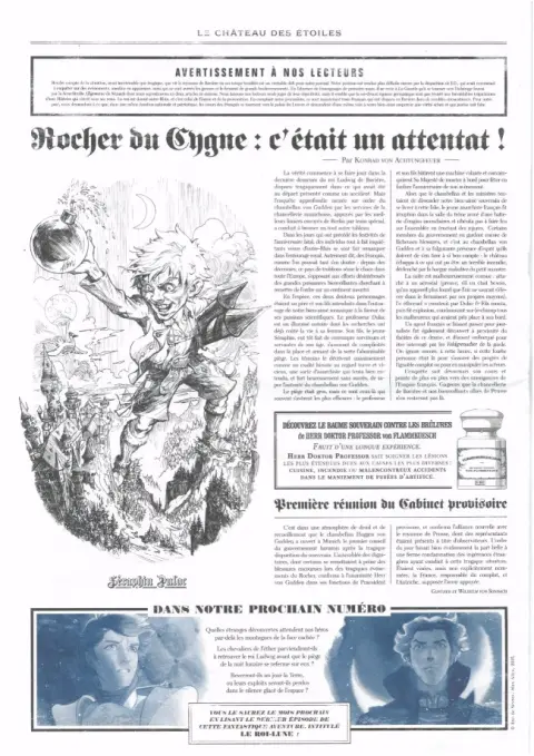 Verso de l'album Le Château des étoiles Le Château des Etoiles - Gazette N° 5 Les secrets de la face cachée