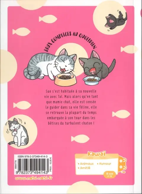 Verso de l'album Les chaventures de Taï & Mamie Sue 2