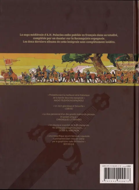 Verso de l'album Le Cid