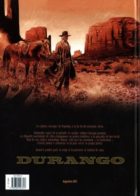 Verso de l'album Durango Tome 16 Le crépuscule du vautour
