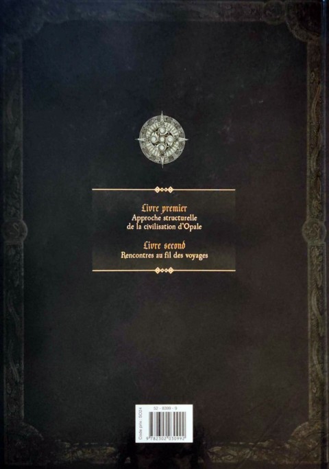 Verso de l'album Le Codex d'Opale Livre second Rencontres au fil des voyages