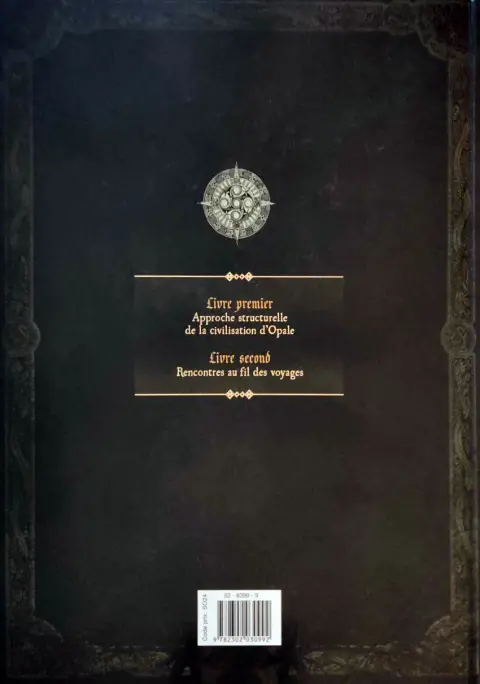 Verso de l'album Le Codex d'Opale Livre second Rencontres au fil des voyages