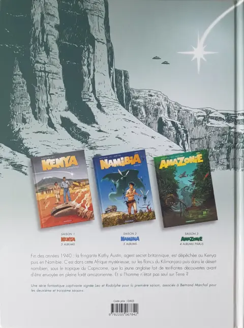 Verso de l'album Namibia Épisode 3