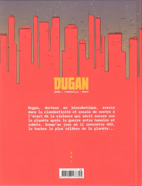 Verso de l'album Dugan