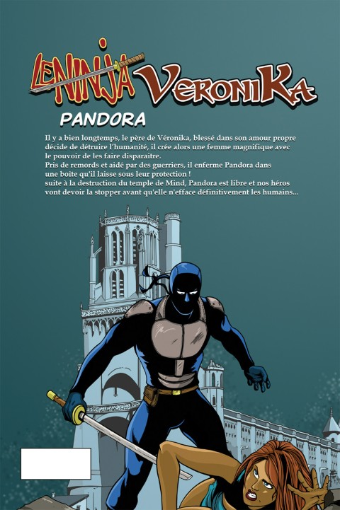 Verso de l'album Le Ninja Tome 2 Pandora