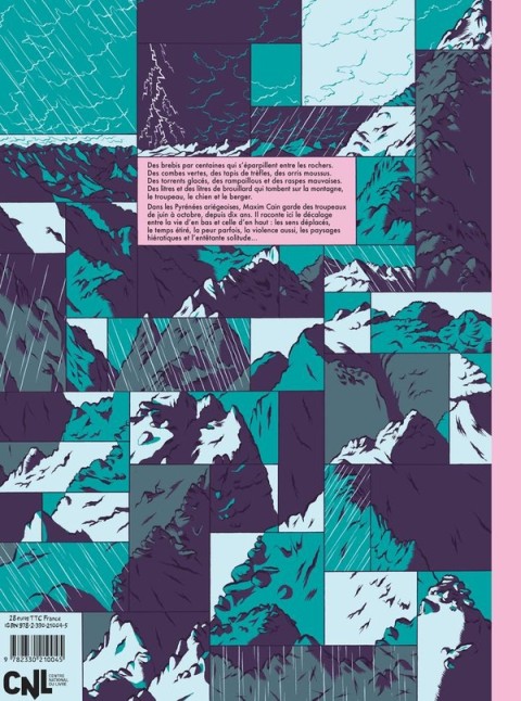 Verso de l'album Démontagner