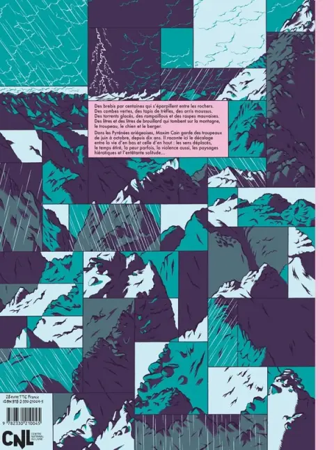 Verso de l'album Démontagner