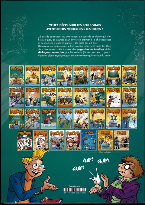 Verso de l'album Les Profs Tome 1 interro surprise