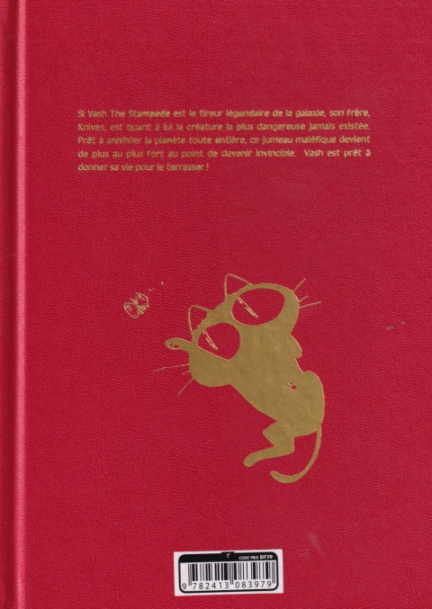 Verso de l'album Trigun maximum Perfect Edition 3