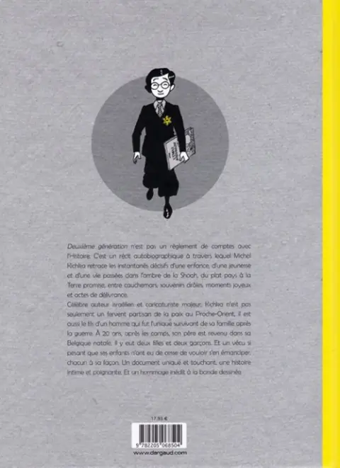 Verso de l'album Deuxième génération Ce que je n'ai pas dit à mon père