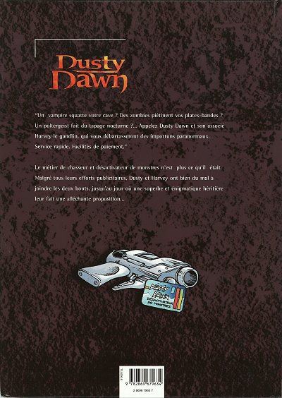 Verso de l'album Dusty Dawn Tome 1 L'Héritage Maléfique - 1ère partie