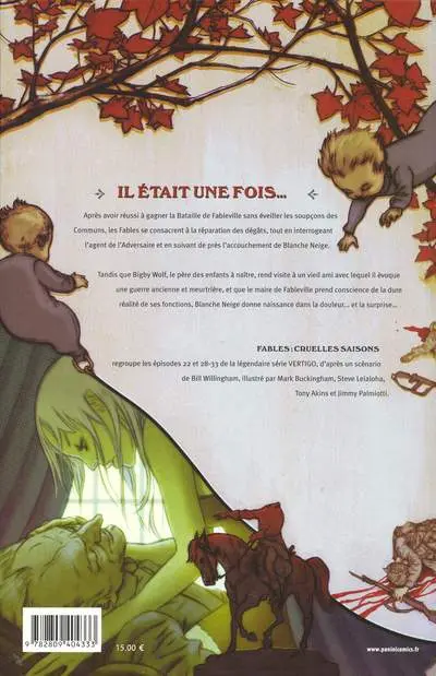 Verso de l'album Fables Tome 6 Cruelles saisons