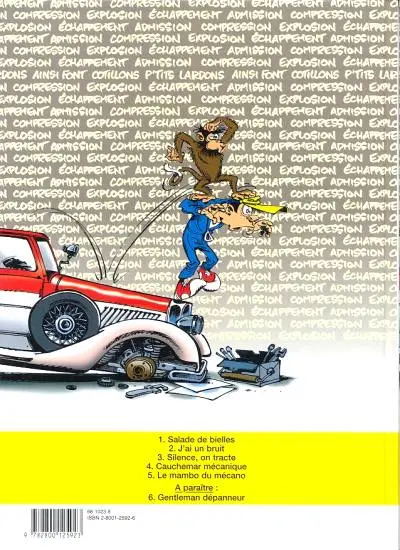 Verso de l'album Garage Isidore Tome 5 Le mambo du mécano