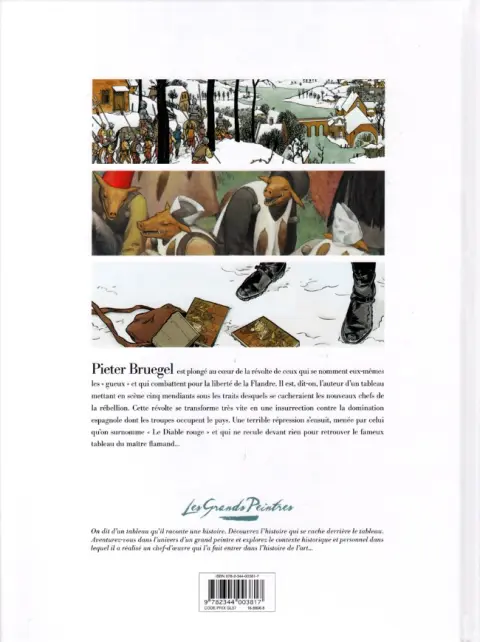 Verso de l'album Les Grands Peintres Tome 5 Pieter Bruegel