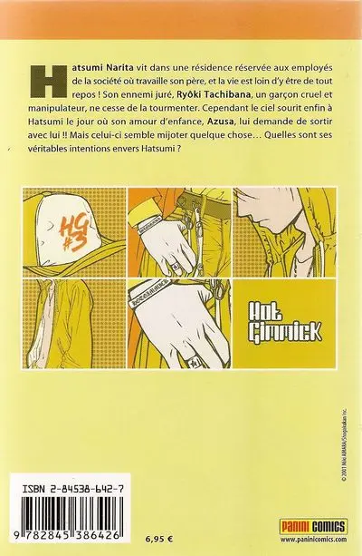 Verso de l'album Hot Gimmick #3