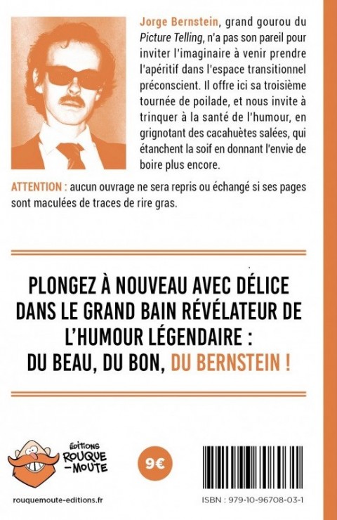 Verso de l'album Professeur Bernstein L'Humour légendaire du truculent professeur Bernstein