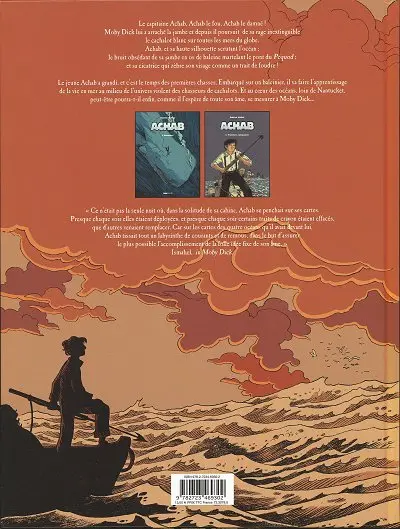 Verso de l'album Achab 2 Premières campagnes