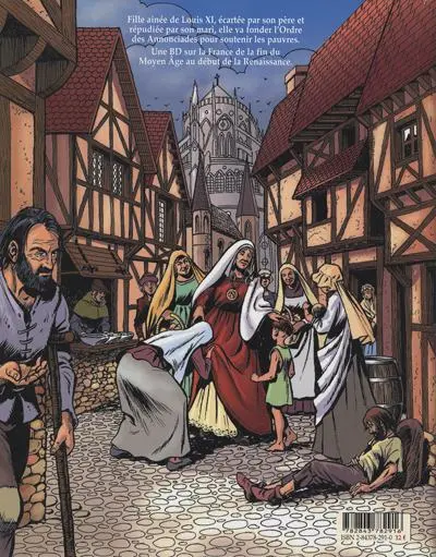 Verso de l'album Jeanne de France
