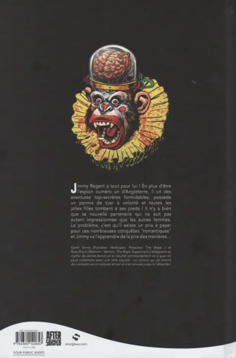 Verso de l'album Jimmy's Bastards Tome 1 On va s'faire papa