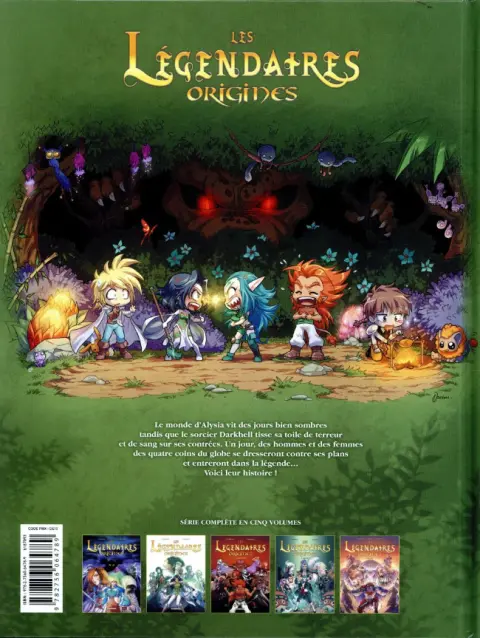 Verso de l'album Les Légendaires - Origines Tome 5 Razzia