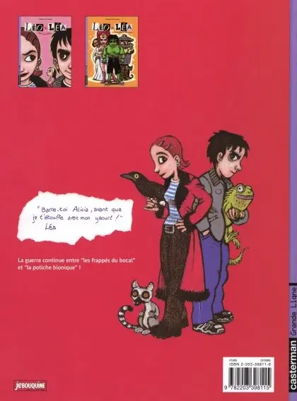 Verso de l'album Léo & Léa Tome 2 L'Académie des NAZES