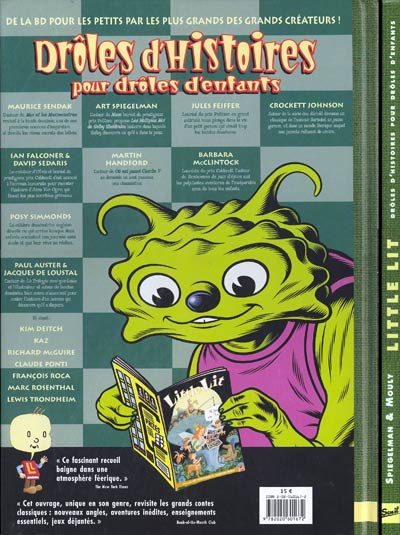 Verso de l'album Little Lit Tome 2 Drôles d'histoires pour drôles d'enfants