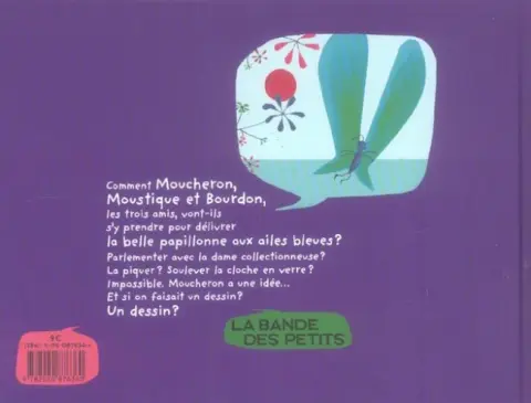 Verso de l'album Les Ailes les plus bleues
