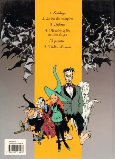 Verso de l'album Mélusine Tome 4 Histoires à lire au coin du feu
