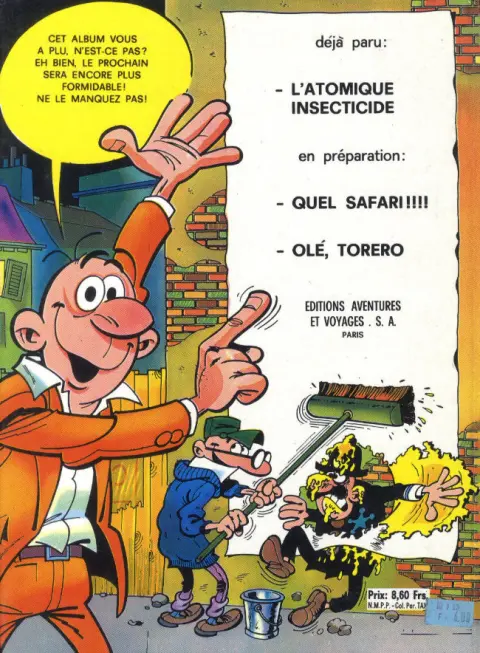 Verso de l'album Mortadel et Filémon Tome 2 La bande des Vise-en-Biais