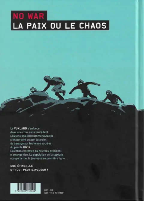 Verso de l'album No War #1