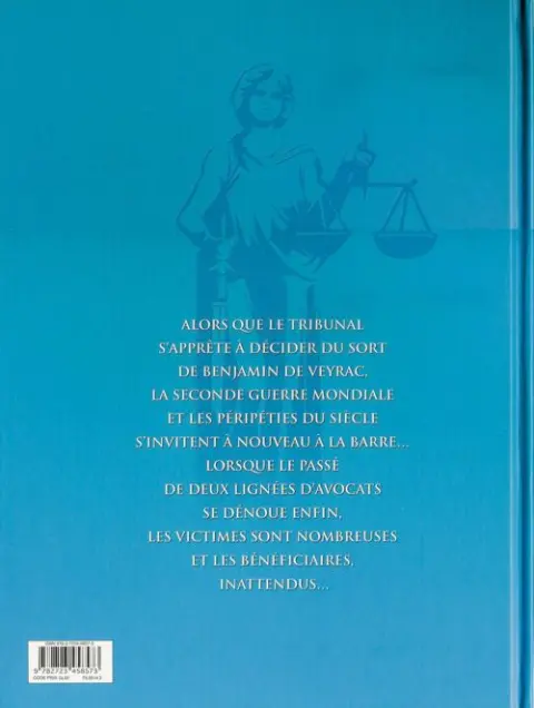 Verso de l'album L'Ordre de Cicéron Tome 3 Le survivant